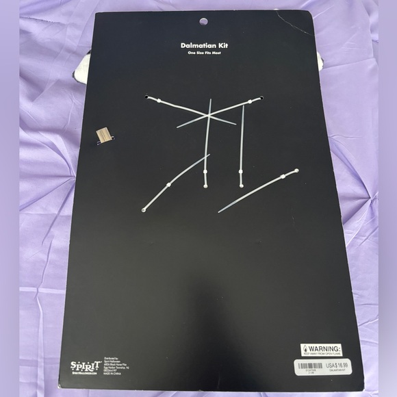 Dalmatian Costume Kit, Ear and Nose Band & Tail, Size: One Size Fits Most - Picture 2 of 4